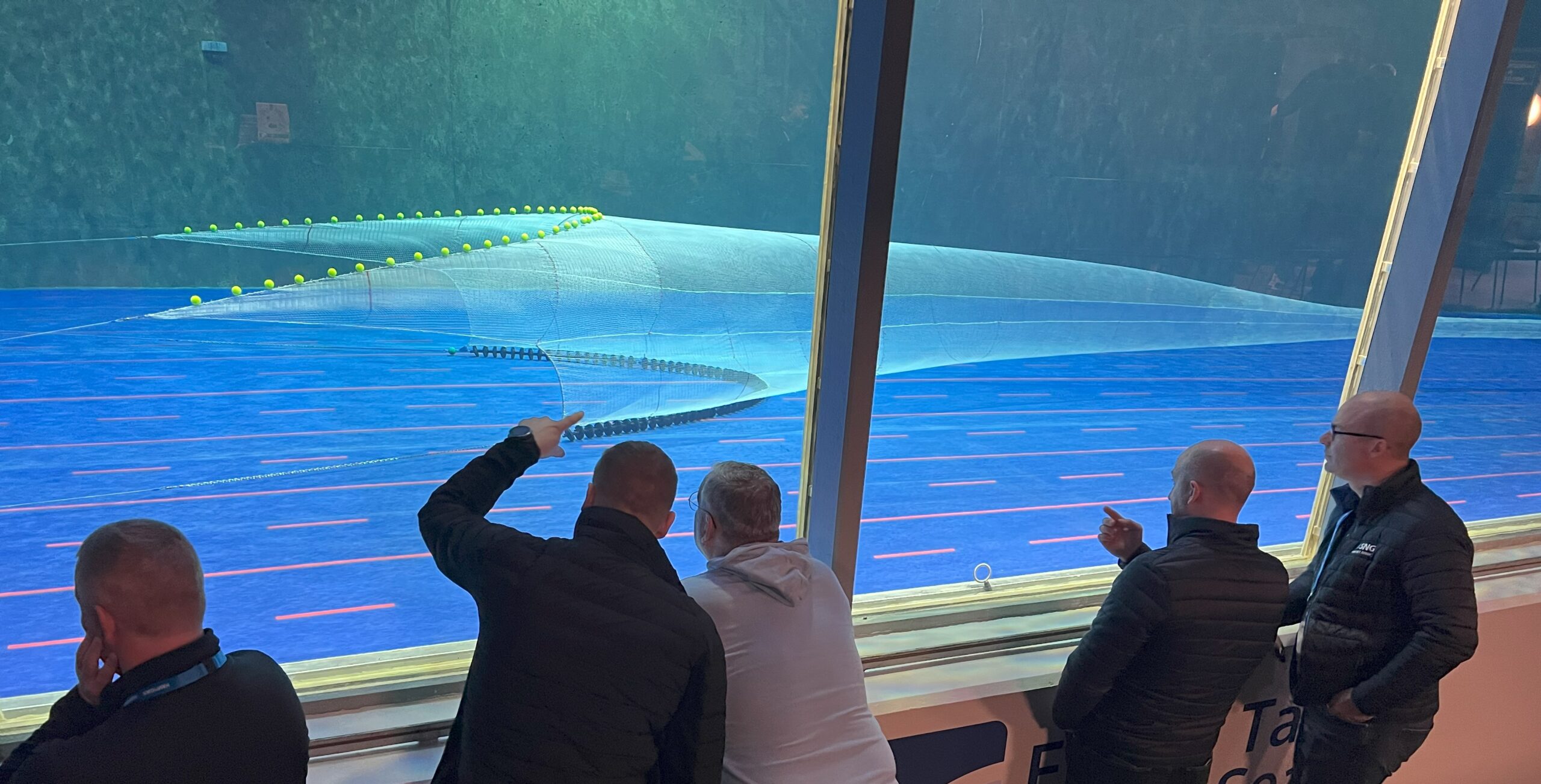 Fishing Gear Demonstrated in the Flume Tank in Hirtshals