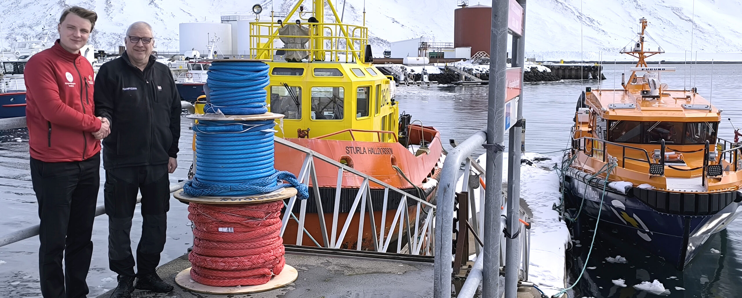 Hampiðjan Donates Towing Lines to the Rescue Vessel Gudmundur í Tungu