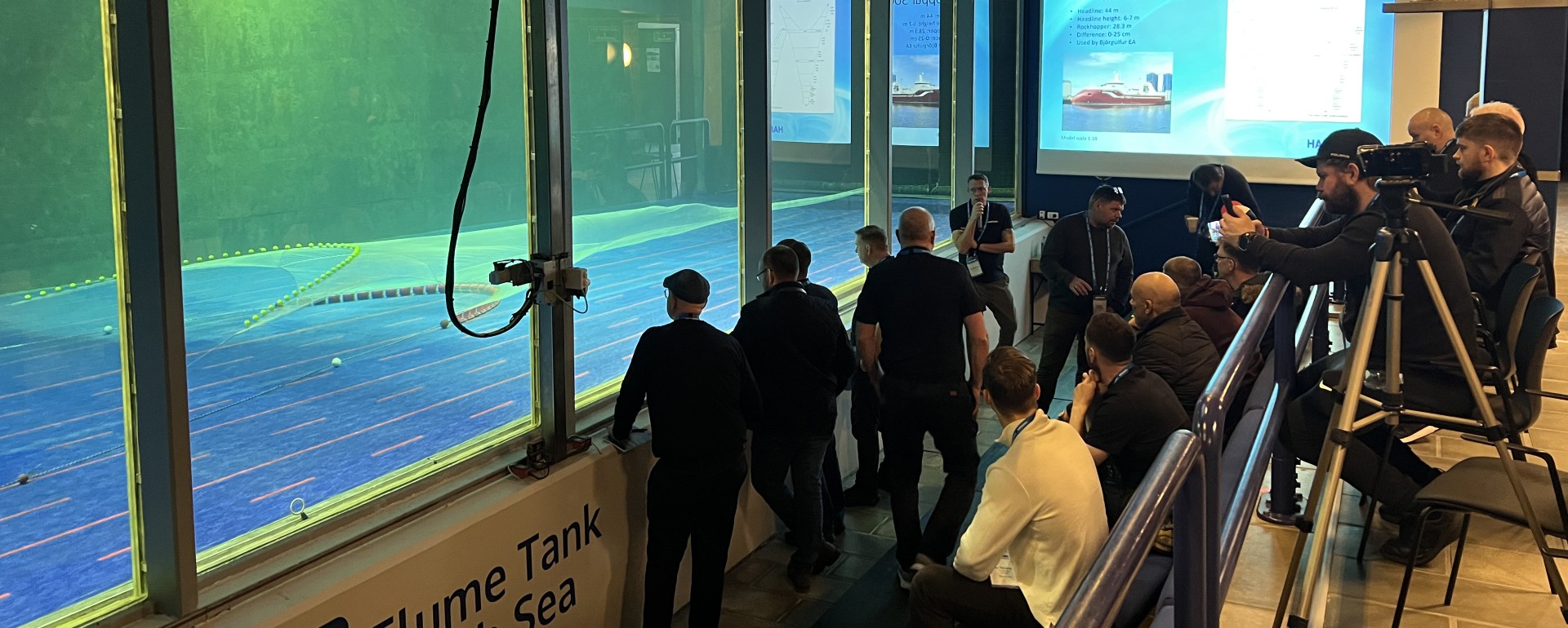 Hampiðjan’s Flume Tank Trip to Hirtshals in November
